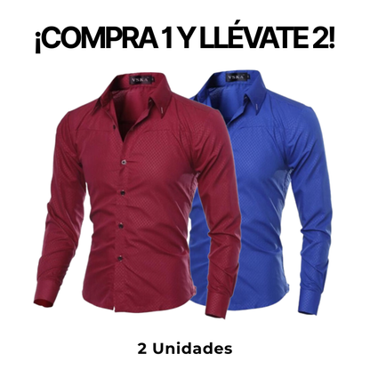 [COMPRA 1 Y LLEVATE 2] - Merlani | Camisa Social para Hombre
