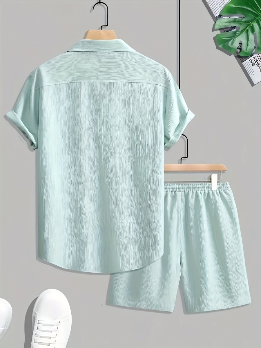 [BUY 1 GET 1 FREE] Vienna Premium Shirt & Shorts Set