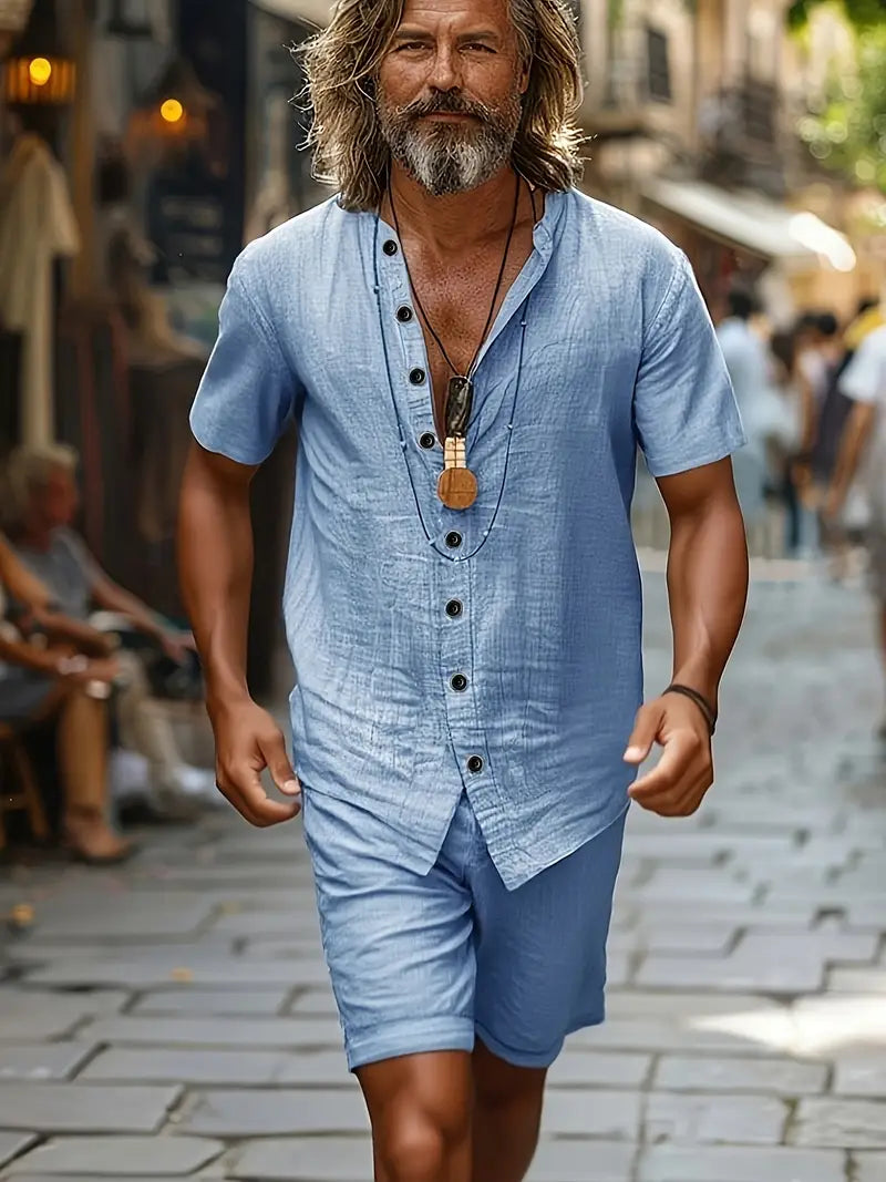 [COMPRA 1 Y LLEVATE 2] - La Costa | Conjunto Doble – Elegancia con Corte Relajado y Tejido Premium